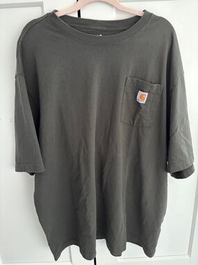 Carhartt charcoal Short-Sleeve Pocket Tee